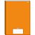 Caderno brochura 1/4 capa dura stiff 48 folhas laranja - jandaia (pct.c/10) - Imagem 1