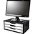 Suporte para monitor 3gavetas 39x26x16 mdf pt/bc - souza (unidade) - Imagem 1
