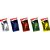 Papel celofane 80x80cm 5cores dobrado 1 em 1 - v.m.p. (cx.c/50) - Imagem 1