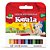 Giz de cera jumbo 12 cores koala triangular - delta (pct.c/12) - Imagem 1