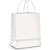 Sacola para presente lisa branca m 26x19x9cm. - cromus (pct.c/10) - Imagem 1