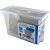 Maleta plastica com alca c/06 past.susp.kraft cristal - dello (unidade) - Imagem 2