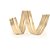 Fecho metalico dourado 4mmx11cm. - cromus (pct.c/100) - Imagem 1
