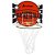Tabela de basquete aro 36 mdf 60 x 44 cm c/rede - xalingo (unidade) - Imagem 1