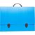 Maleta novaonda com alca a-3 azul c/fecho 3,5cm - polibras (unidade) - Imagem 1