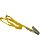 Cordao para cracha tecido amarelo c/pres. jacare - mares (pct.c/10) - Imagem 2