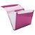 Pasta sanfonada plastica a4 12 divisoes pink line - dello (unidade) - Imagem 3