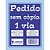 Impresso talao de pedido 1/18 1 via 50 folhas - tamoio (pct.c/20) - Imagem 1