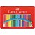 Lapis de cor triangular ecolapis grip 24cores lata - faber-castell (pct.c/06) - Imagem 1