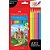 Lapis de cor sextavado ecolapis 12cores +6cores neon - faber-castell (pct.c/12) - Imagem 1