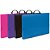 Maleta plastica com alca colors a3 preta 35x33x50,5cm - polibras (unidade) - Imagem 3