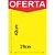 Cartaz para marcacao oferta amarelo a3 250g 29x42cm - radex (pct.c/100) - Imagem 1