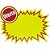 Cartaz para marcacao splash oferta amarelo 12x19cm - radex (pct.c/100) - Imagem 1