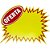 Cartaz para marcacao splash oferta amarelo 20x30cm - radex (pct.c/100) - Imagem 1