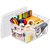 Caixa plastica multiuso cristal 4l 19x26x12cm c/trava - ordene (unidade) - Imagem 2