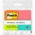 Bloco de recado post-it 653 tropical 38x50mm 50fl. - 3m (pct.c/04) - Imagem 1