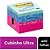 Bloco de recado post-it neon cubinho 4,75x4,75cm 400f. - 3m (unidade) - Imagem 2
