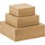 Caixa para presente com tampa kraft pq 16x16x7 elast. - cristina (pct.c/10) - Imagem 1