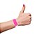 Pulseira identificacao pink fluor tyvek - klf festas (pct.c/50) - Imagem 2