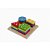 Brinquedo pedagogico madeira prancha selecao peq.16pcs geom - carlu (unidade) - Imagem 1