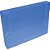 Pasta aba elastica plastica oficio 40mm azul - acp (pct.c/10) - Imagem 1