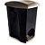 Lixeira ecoblack com pedal 15l - plasutil (unidade) - Imagem 1