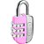 Cadeado segredo 20mm life colors rosa - stam (unidade) - Imagem 3