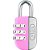 Cadeado segredo 20mm life colors rosa - stam (unidade) - Imagem 1