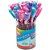Lapis preto redondo decorado tris love c/borracha coracao - summit (pote-24) - Imagem 1