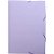 Pasta aba elastica plastica oficio serena lilas pastel - dello (pct.c/10) - Imagem 1