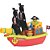 Brinquedo educativo barco aventura pirata 43cm. - merco toys (unidade) - Imagem 1