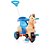 Veiculo para bebe poto calesita 2em1 azul c/som - calesita (unidade) - Imagem 2