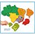 Brinquedo para montar mapa do brasil - elka (unidade) - Imagem 3