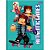 Caderno brochura 1/4 capa dura authentic games 80fls. - foroni (pct.c/10) - Imagem 1