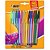 Caneta esferografica cristal fashion  dura+ 12cores - bic (bl.c/12) - Imagem 1