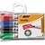 Pincel quadro branco marking c/ 04cores az+vm+vd+pt - bic (unidade) - Imagem 1