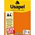 Papel a4 color usapel laranja 180g - filiperson (pct.c/50) - Imagem 1