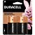 Pilha alcalina grande d 6 blisters x 2 un. - duracell (caixa) - Imagem 1