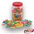Material didatico eva gd alfan 5mm 5x3cm 138 pc 3abc - evamax (pote) - Imagem 1
