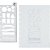 Caderno inteligente regua stencil inspiradora 93x190mm - caderno inteligente (unidade) - Imagem 3