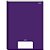 Caderno brochura 1/4 capa dura stiff 48 folhas lilas - jandaia (pct.c/10) - Imagem 1
