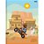 Caderno brochura 1/4 capa dura pixel kraft 80f - animativa (pct.c/05) - Imagem 1