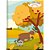 Caderno quadriculado univers. dominguinhos cost. 7x7mm 40f - animativa (pct.c/05) - Imagem 2