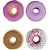 Borracha decorada mini donuts lancheira c/4 (sortido) - tilibra (unidade) - Imagem 2