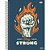Caderno 20x1 capa dura bom d+ masculino 320f - animativa (pct.c/02) - Imagem 1