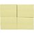 Bloco de recado autoadesivo 38x50mm amarelo 4blocosx100fls - maxprint (unidade) - Imagem 1