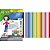 Bloco para educacao artistica a3 21 cores sort.110gr 42fls - ridet (pacote) - Imagem 1