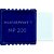 Borracha branca mp-200 com capa azul - masterprint (cx.c/24) - Imagem 1