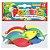 Artigo para festa peixe p/pescaria soprado 9cm s - leplastic (pct.c/10) - Imagem 1