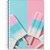Caderneta espiral capa dura pastel 64f 12 capas - tamoio (pct.c/05) - Imagem 1